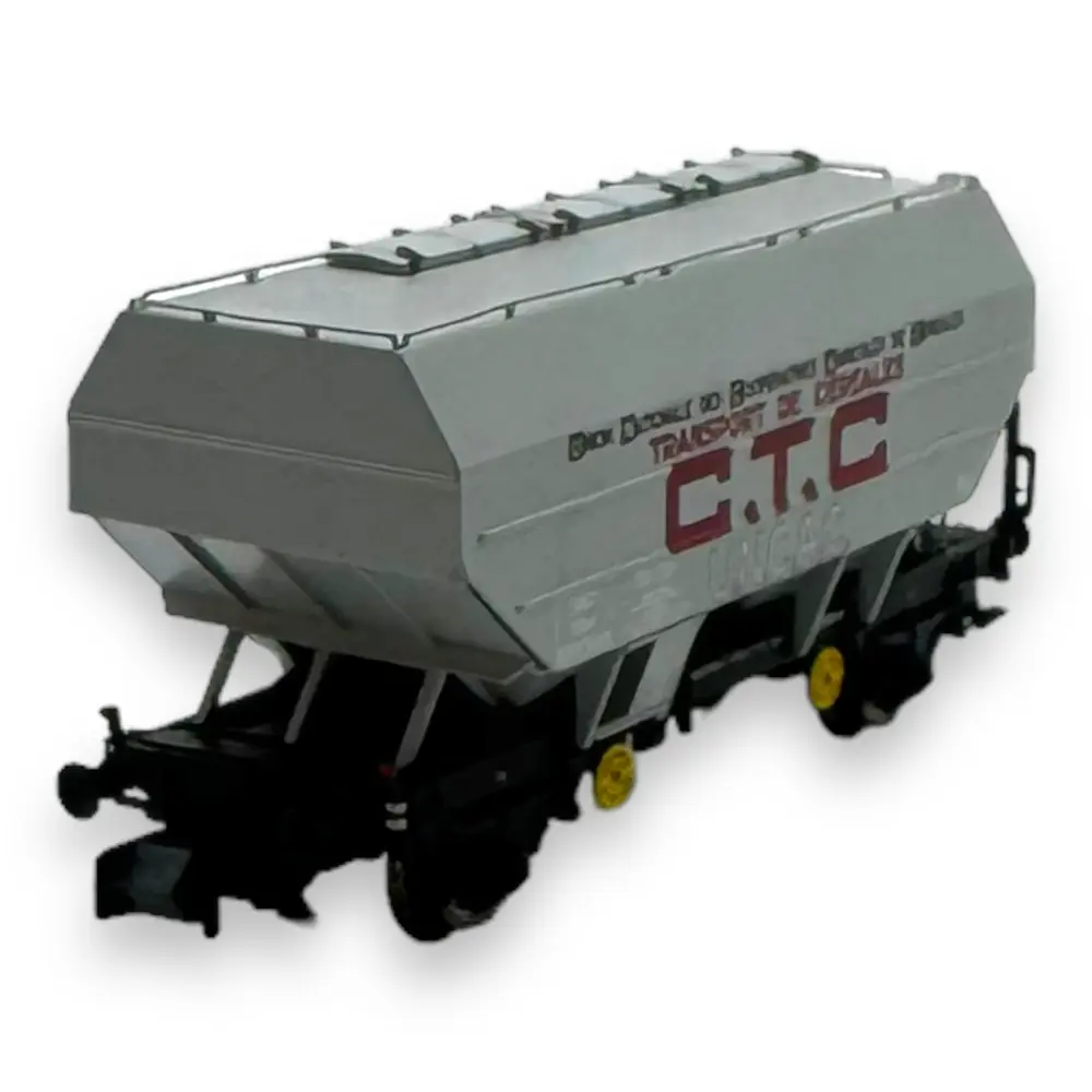 Wagon céréalier CTC UNCAC, gris châssis noir EP. III - Alsace Modélisme